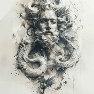 greek-architecture-tattoo-neotraditional-smooth-gradients-for-knee – tattoo design ideas free ai generated – Gallery: other-greece-inkby-ai