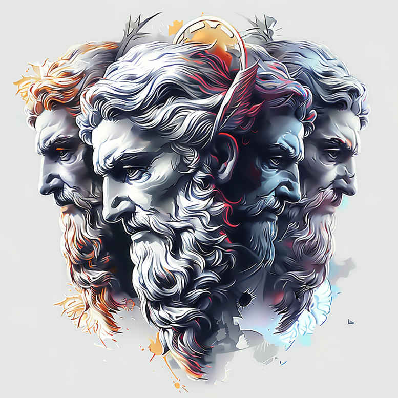 greek-geometric-ornaments – tattoo design ideas free ai generated – realism-contour-shading – for-lower-leg – Gallery: other-greece-inkby-ai