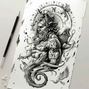 greek-gods-tattoo-realism-fine-lines-for-upper-shoulder – tattoo design ideas free ai generated – Gallery: other-greece-inkby-ai