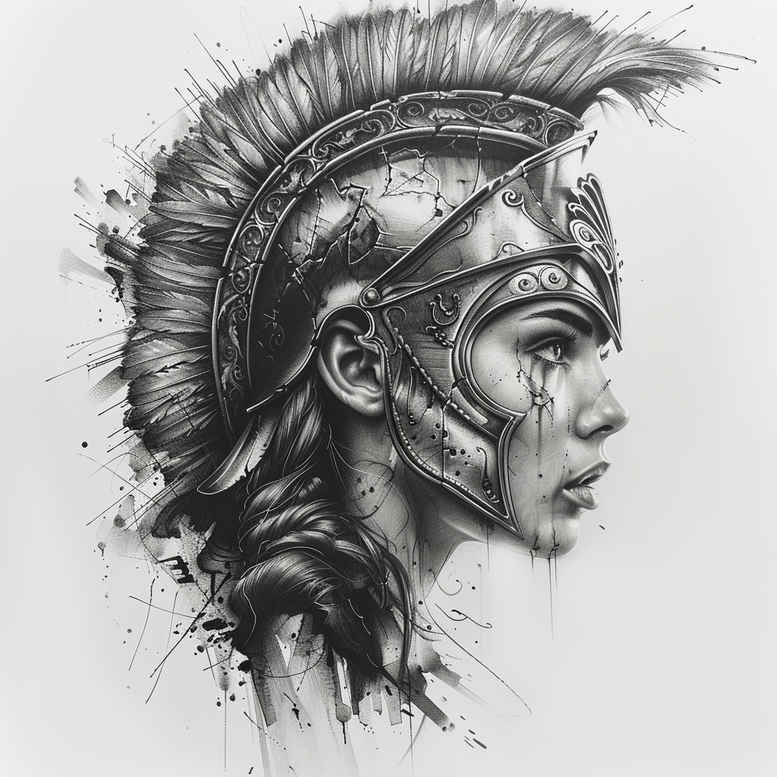 greek-masks-tattoo-realism-glowing-edges-for-neck – tattoo design ideas free ai generated – Gallery: other-greece-inkby-ai