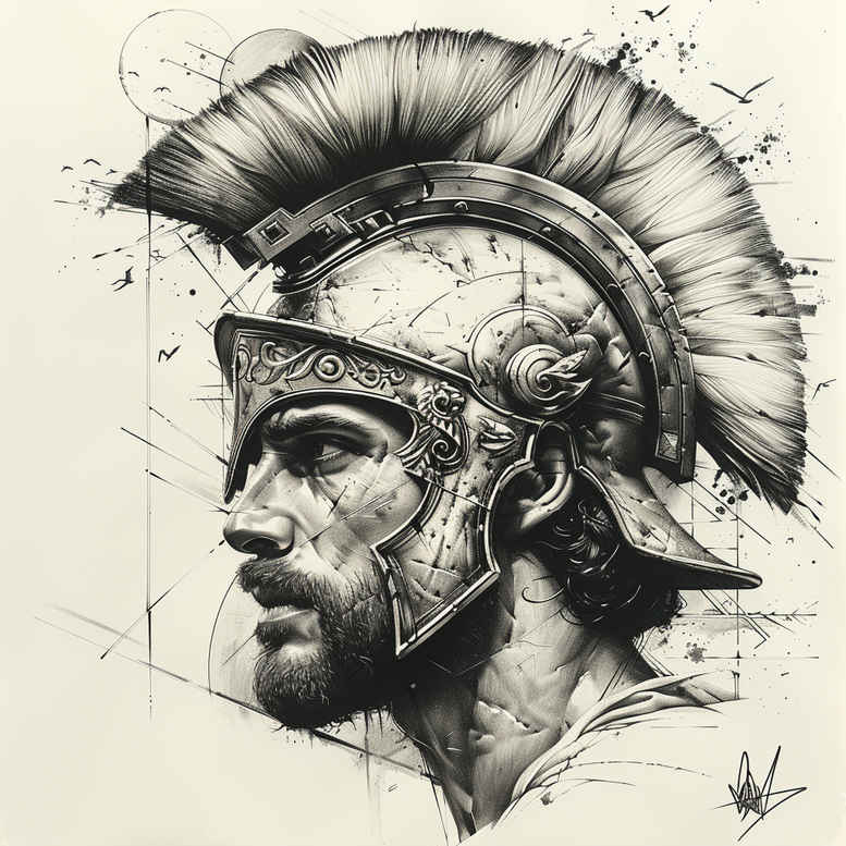 greek-masks – tattoo design ideas free ai generated – neotraditional-classic-shading – for-ankle – Gallery: other-greece-inkby-ai
