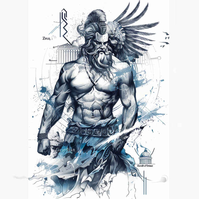 greek-mythology – tattoo design ideas free ai generated – realism-hyper-detail – for-triceps – Gallery: other-greece-inkby-ai