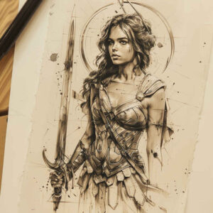 greek-mythology – tattoo design ideas free ai generated – surrealism-timeless – for-biceps – Gallery: other-greece-inkby-ai