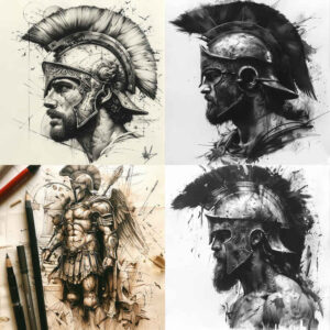 greek-myths – tattoo design ideas free ai generated – neotraditional-accent-shading – for-shin – Gallery: other-greece-inkby-ai