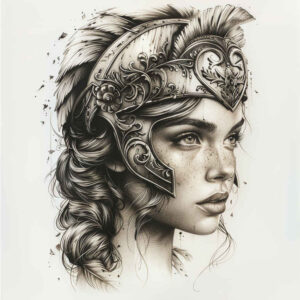 greek-olympus – tattoo design ideas free ai generated – neotraditional-enhanced-shading – for-hand – Gallery: other-greece-inkby-ai