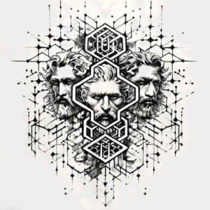 greek-wavy-pattern-tattoo-surrealism-phantasmagoric-for-abdomen – tattoo design ideas free ai generated – Gallery: other-greece-inkby-ai