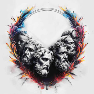 greek-patterns – tattoo design ideas free ai generated – surrealism-beyond-reality – for-temple – Gallery: other-greece-inkby-ai