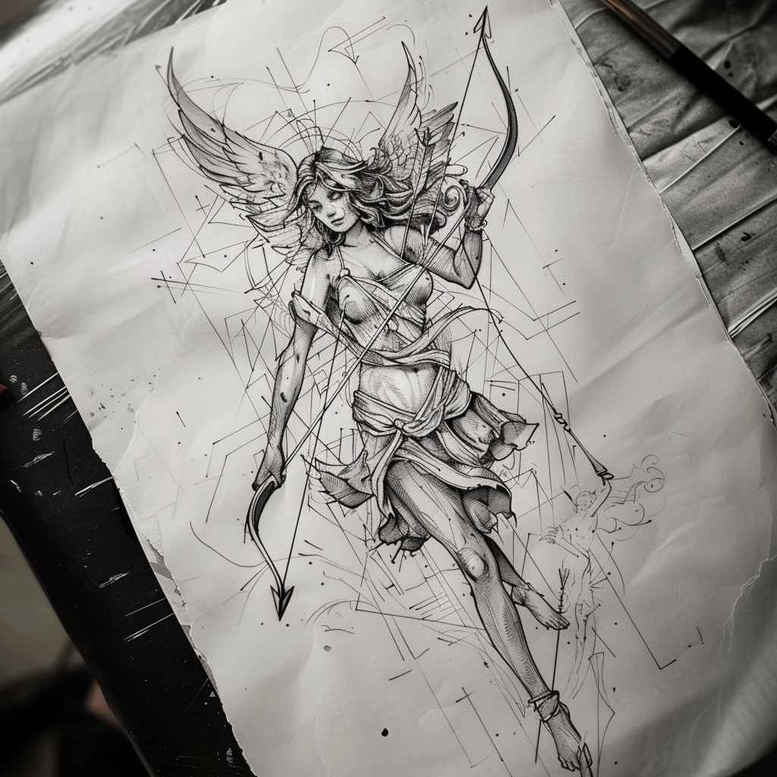 greek-spiritual-symbols – tattoo design ideas free ai generated – realism-depth-of-field – for-wrist – Gallery: other-greece-inkby-ai