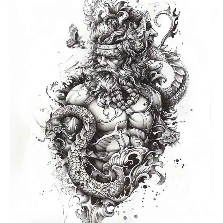 greek-plant-motif-tattoo-neotraditional-rich-shading-for-side-torso – tattoo design ideas free ai generated – Gallery: other-greece-inkby-ai