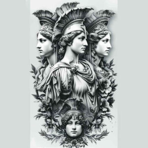 greek-abstract-motif-tattoo-surrealism-phantasm-for-forearm – tattoo design ideas free ai generated – Gallery: other-greece-inkby-ai