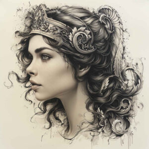 greek-temples – tattoo design ideas free ai generated – surrealism-floating-elements – for-back-shoulder – Gallery: other-greece-inkby-ai