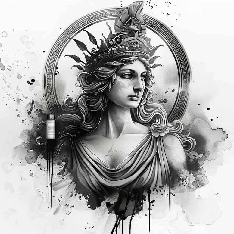 for-women-surrealism-spectral-hues-for-upper-arm – tattoo design ideas free ai generated – Gallery: other-greece-inkby-ai