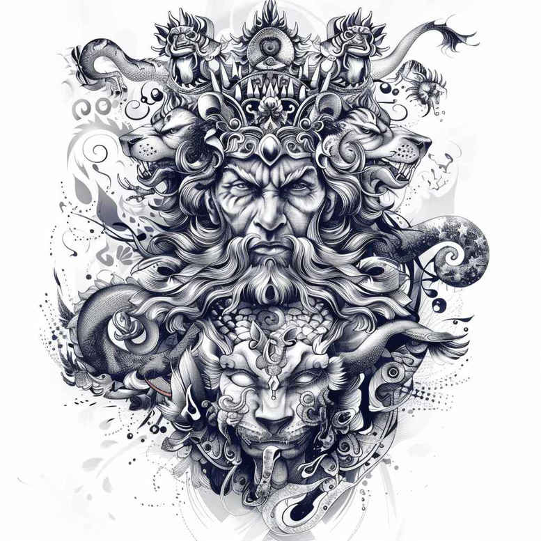 other-greece tattoo design ideas clean fill classical stands for endurance