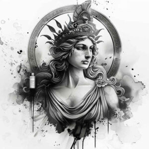 other-greece tattoo design ideas solid blacks columns for wrist side