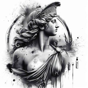 other-greece tattoo design ideas Realism skin texture historic stands for resilience