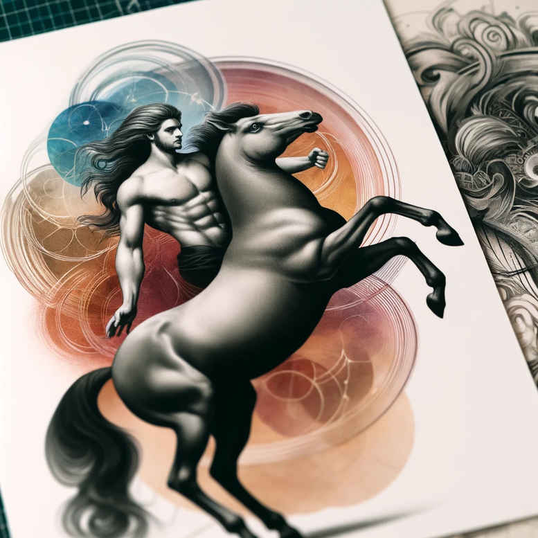other-greece tattoo design ideas rich shading laurel symbolising strength