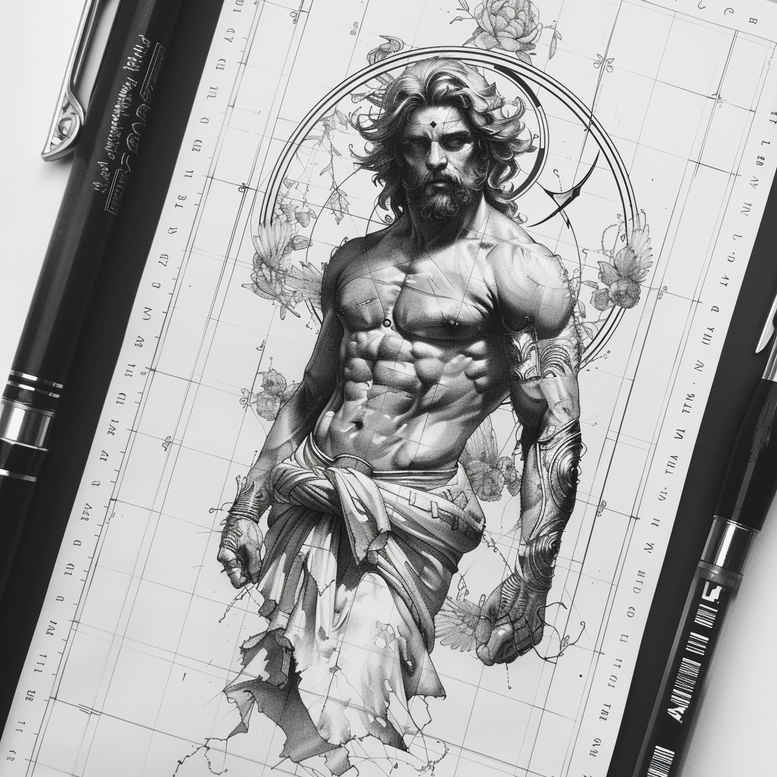 other-greece tattoo design ideas dream motifs mythic for scapula