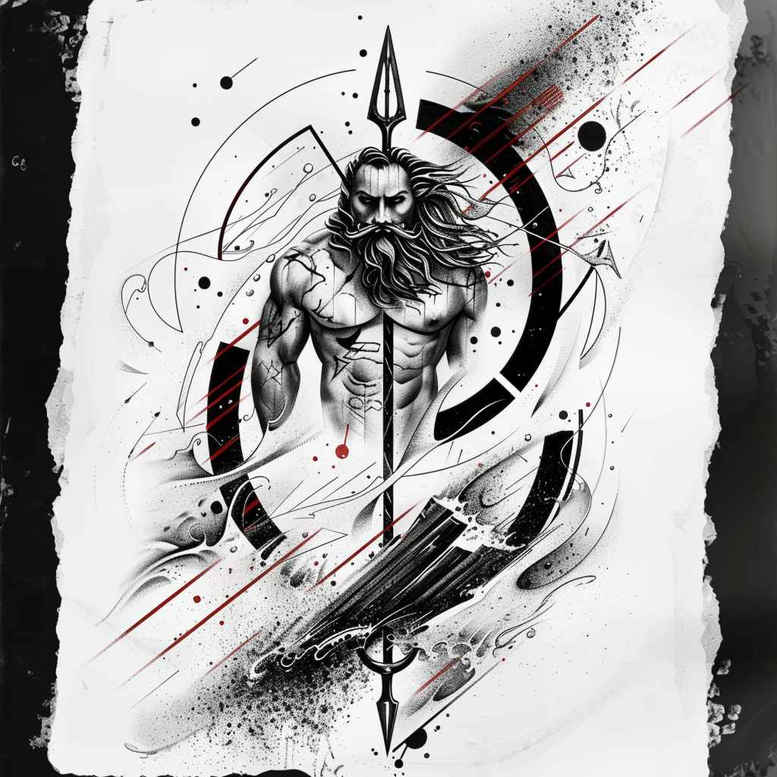other-greece tattoo design ideas Surrealism mystical mythic for upper arm