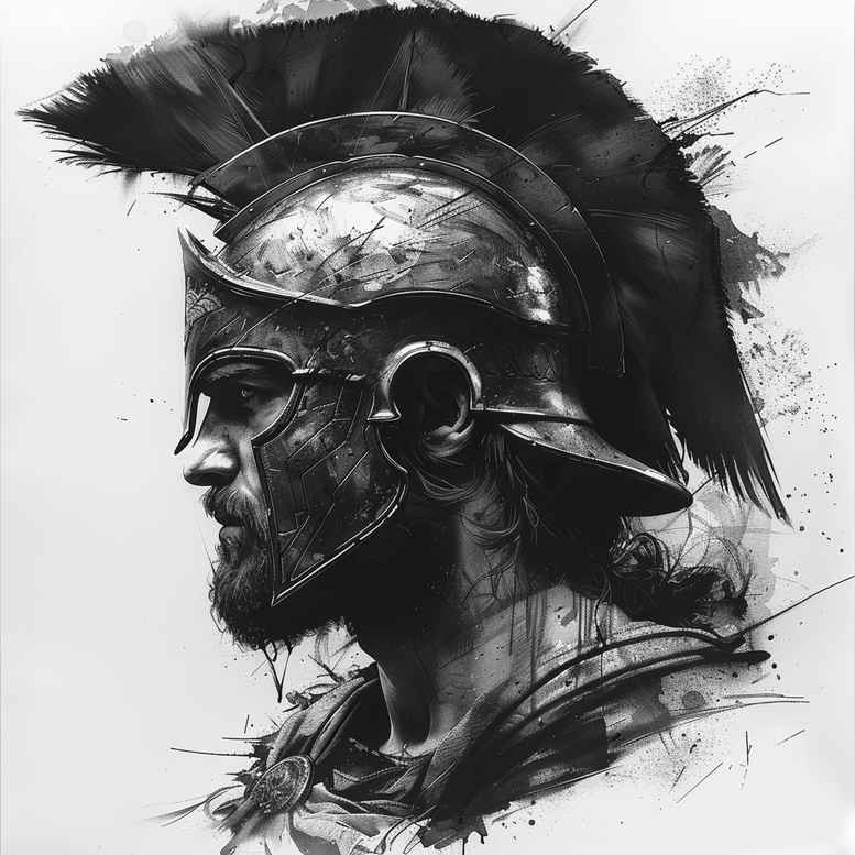 other-greece tattoo design ideas Surrealism unconscious imagery naturalistic for shin