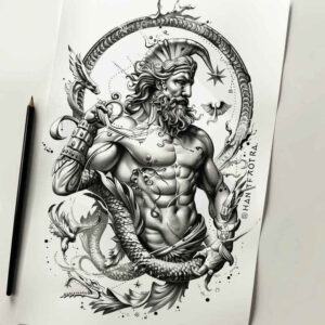 other-greece tattoo design ideas Surrealism chromatic aberration olive branches resilience and power