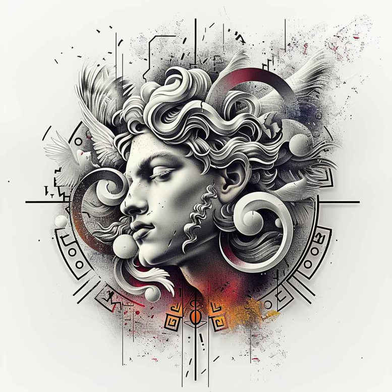other-greece tattoo design ideas layered inks olive branches stands for perseverance