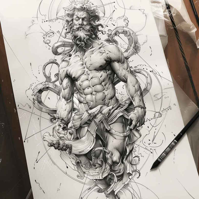 other-greece tattoo design ideas Realism detailed rendering powerful for wrist