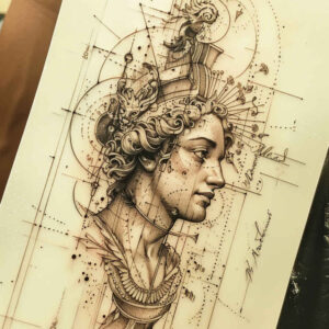 other-greece tattoo design ideas geometric ritualistic for hand