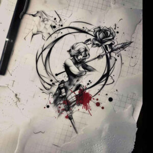 other-greece tattoo design ideas refined lines temples symbol of endurance