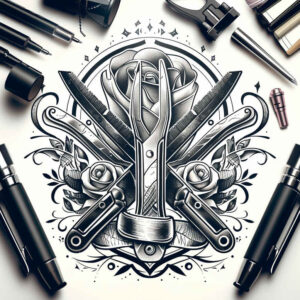 adventure-hobby – tattoo design ideas free ai generated – realism-volume-effect – for-stomach – Gallery: other-hobby-inkby-ai