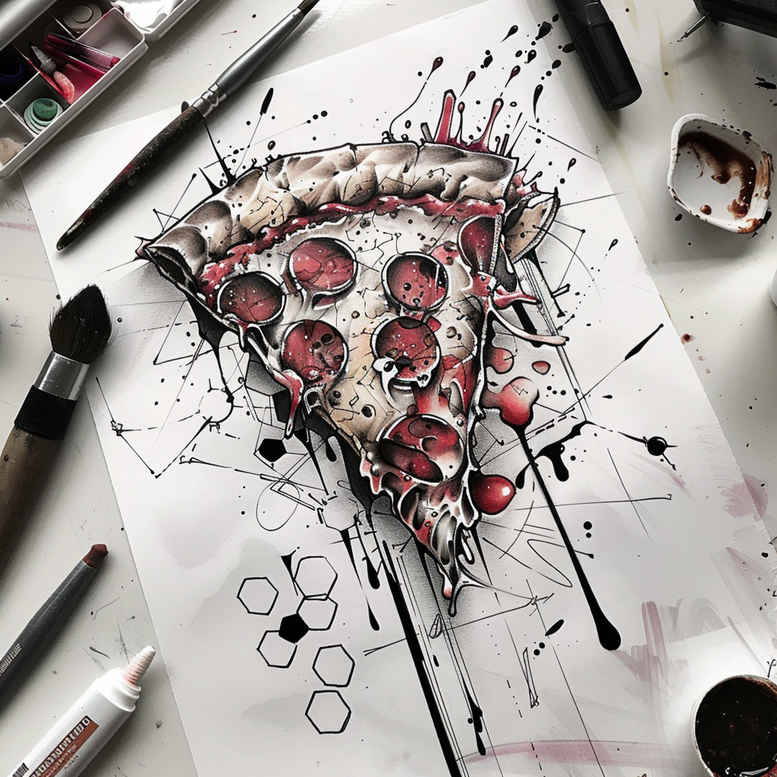 art-hobby – tattoo design ideas free ai generated – realism-subtle-gradients – for-upper-chest – Gallery: other-hobby-inkby-ai