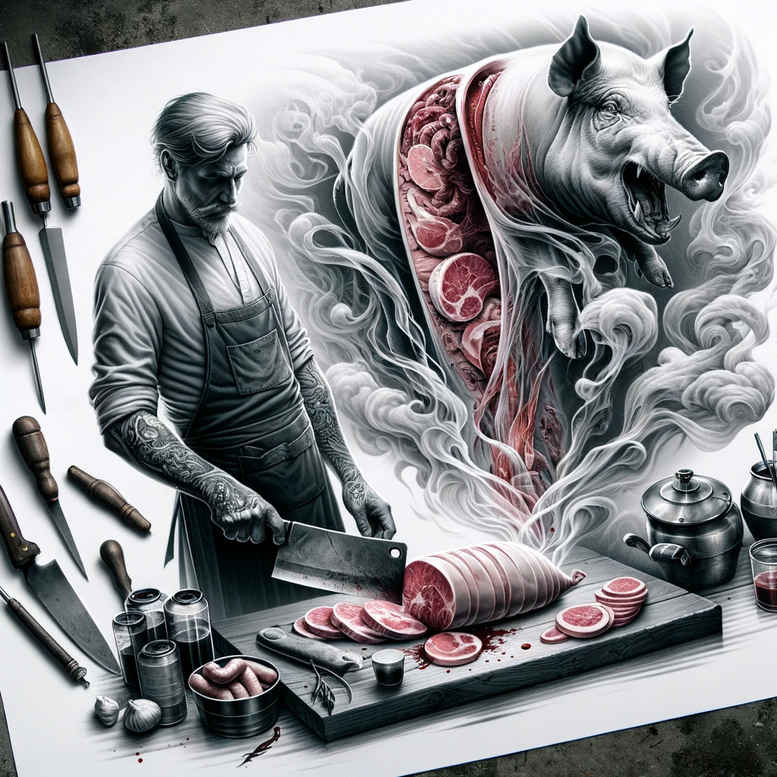 artistic-hobby – tattoo design ideas free ai generated – realism-dimensional-ink – for-abdomen – Gallery: other-hobby-inkby-ai