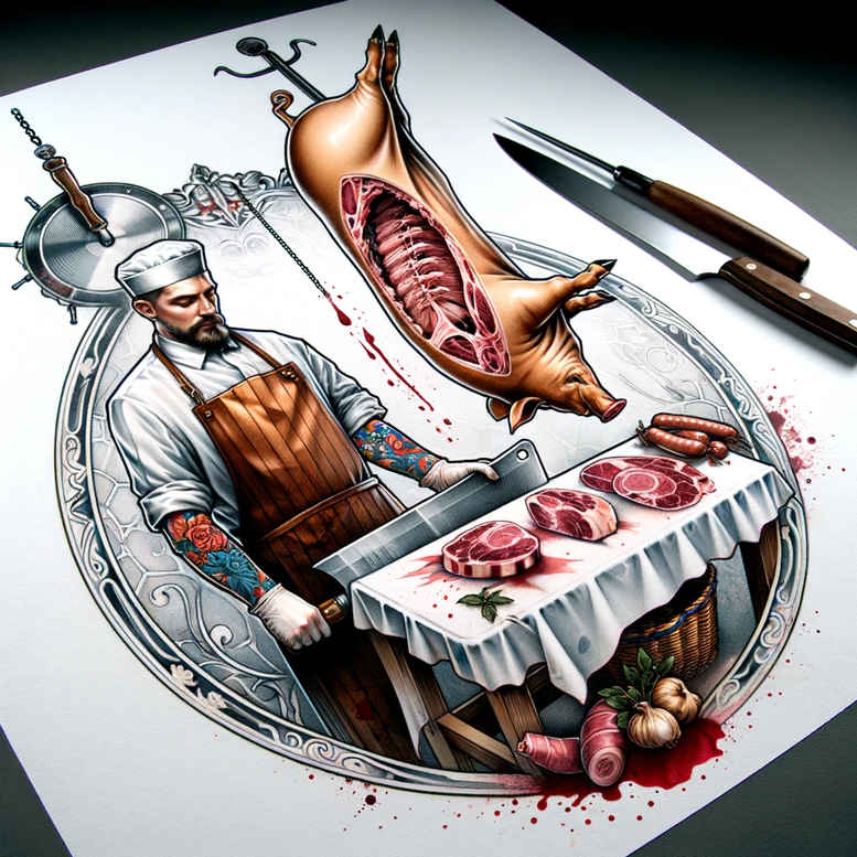 collecting-hobby – tattoo design ideas free ai generated – surrealism-enigmatic-aura – for-chest – Gallery: other-hobby-inkby-ai