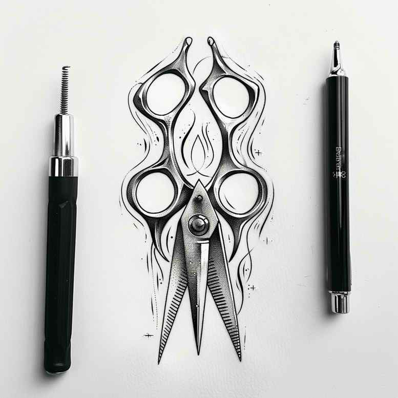cooking-hobby – tattoo design ideas free ai generated – realism-high-resolution-tattoo – for-fingers – Gallery: other-hobby-inkby-ai