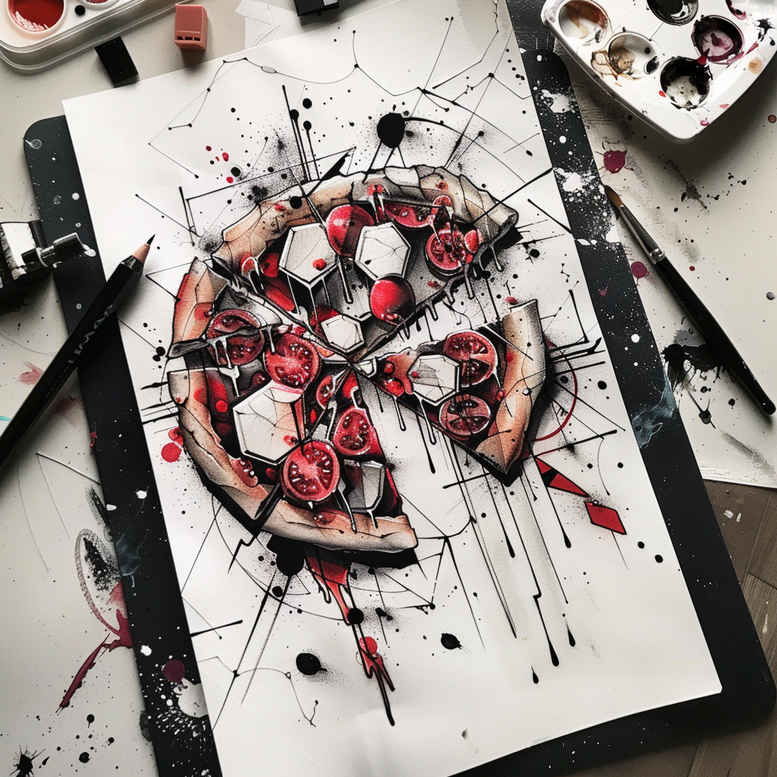 crafting-hobby – tattoo design ideas free ai generated – surrealism-imperfect-symmetry – for-shoulder – Gallery: other-hobby-inkby-ai