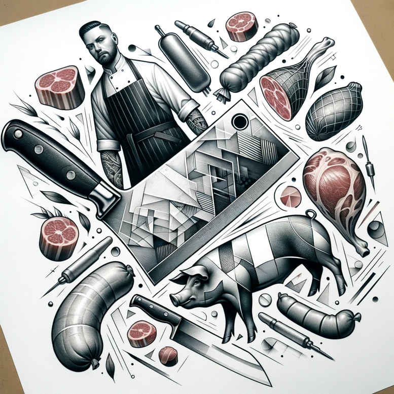 creative-hobby – tattoo design ideas free ai generated – realism-tonal-depth – for-temple – Gallery: other-hobby-inkby-ai