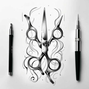 fishing-hobby – tattoo design ideas free ai generated – neotraditional-vivid-gradients – for-palm – Gallery: other-hobby-inkby-ai