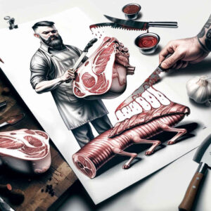 hobby – tattoo design ideas free ai generated – neotraditional-artful-color – for-hip – Gallery: other-hobby-inkby-ai
