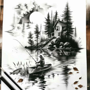 hobby – tattoo design ideas free ai generated – neotraditional-modern-classic – for-lower-back – Gallery: other-hobby-inkby-ai