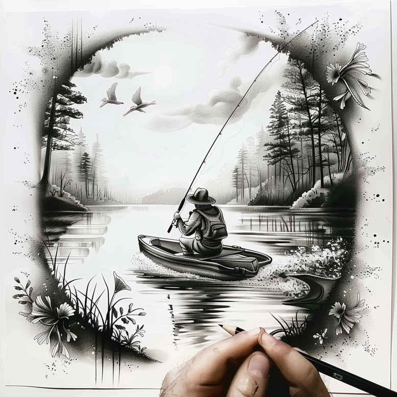 music-hobby – tattoo design ideas free ai generated – neotraditional-subtle-tone – for-lower-arm – Gallery: other-hobby-inkby-ai