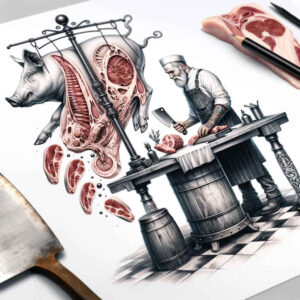 photography-hobby – tattoo design ideas free ai generated – neotraditional-bold-texture – for-back-shoulder – Gallery: other-hobby-inkby-ai
