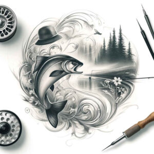 stamp-collecting-hobby – tattoo design ideas free ai generated – neotraditional-vivid-detail – for-scapula – Gallery: other-hobby-inkby-ai
