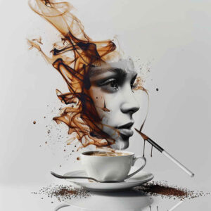 stamp-collecting-hobby – tattoo design ideas free ai generated – realism-inner-glow – for-lower-chest – Gallery: other-hobby-inkby-ai