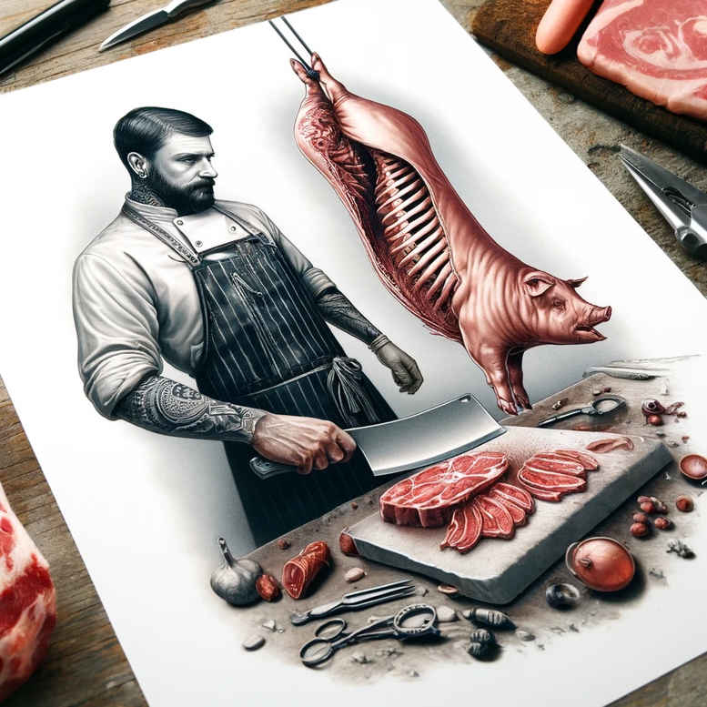 stamp-collecting-hobby – tattoo design ideas free ai generated – surrealism-shimmering-forms – for-scapula – Gallery: other-hobby-inkby-ai