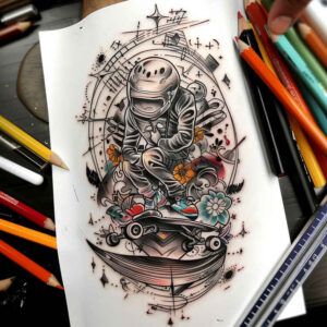 other-hobby tattoo design ideas modern classic detailed design for wrist side