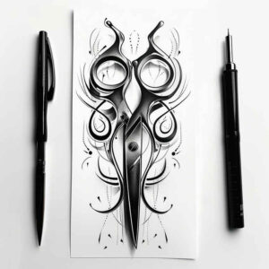other-hobby tattoo design ideas Realism reflection effect hobby motifs shows resilience