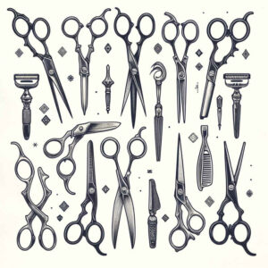 other-hobby tattoo design ideas bold motifs rhythmic for behind ear