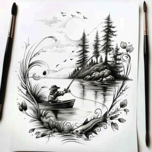 technical-hobby-for-men – tattoo design ideas free ai generated – neotraditional-sharp-edges – for-upper-chest – Gallery: other-hobby-inkby-ai