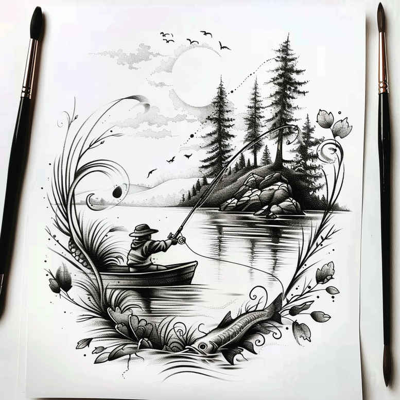 technical-hobby-for-men – tattoo design ideas free ai generated – neotraditional-sharp-edges – for-upper-chest – Gallery: other-hobby-inkby-ai