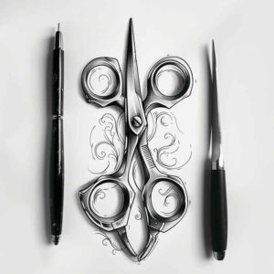 travel-hobby – tattoo design ideas free ai generated – neotraditional-vivid-detail – for-collarbone – Gallery: other-hobby-inkby-ai
