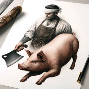 writing-hobby – tattoo design ideas free ai generated – neotraditional-subtle-tone – for-shoulder – Gallery: other-hobby-inkby-ai